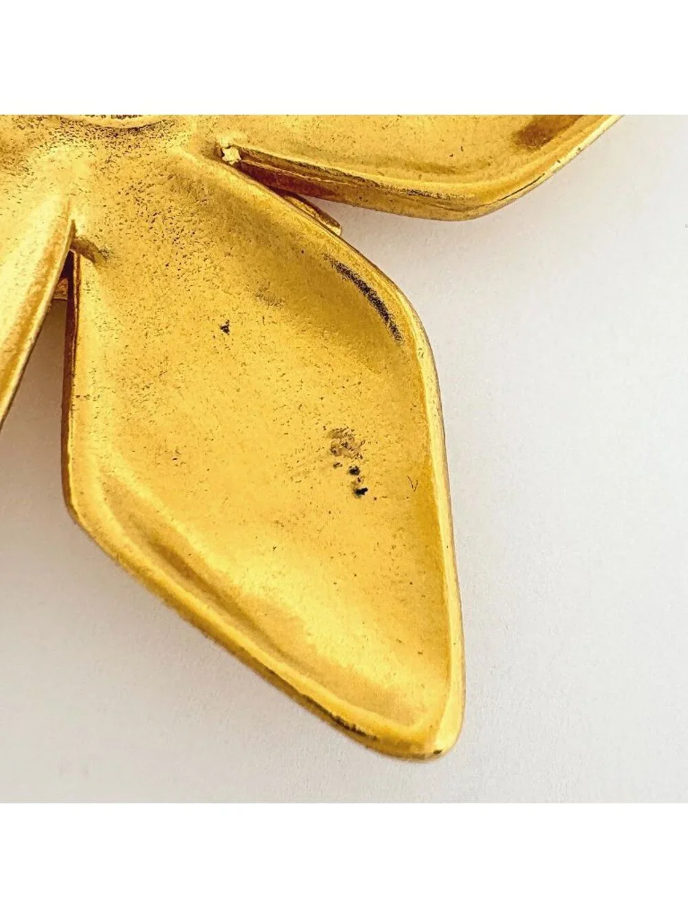 Chanel CC Logo Brooch Gold Plated